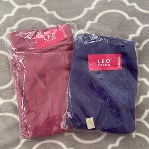 Women's Leggings - Pink and Blue